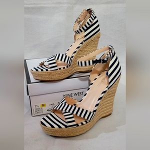 Nine West Nautical Platform Sandals